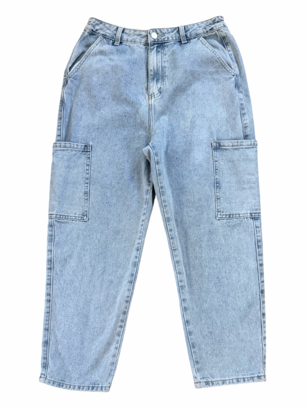 Decivi Ultra High Rise Cargo Crop‎ Jeans Size Medium